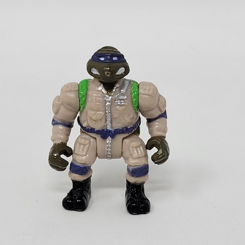 TMNT Mini Mutants Military Pro Pilot Donatello Don Micro Mini Figur 1995 1"