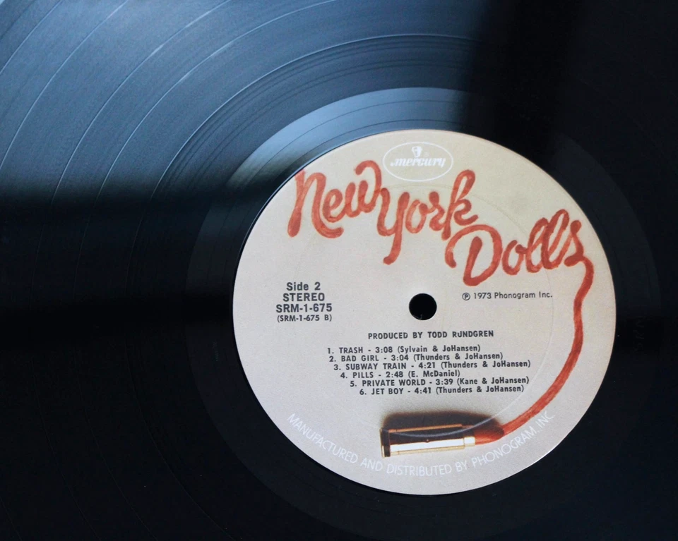 PRISTINE ORIGINAL 1973 STERLING PUNK MASTERPIECE THE NEW YORK DOLLS VINYL LP NM - Image 4 of 4