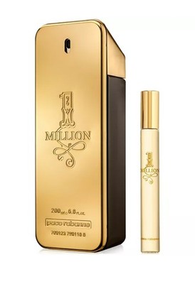 1 MILLION by Paco Rabanne Men's 2-Pc. EDT Jumbo (6.8 oz + 0.34 oz )-AUTHENTIC 