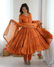 Anarkali Salwar Kameez Readymade Anarkali Dress Gown Indian wedding Partywear