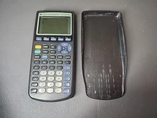 Texas Instruments TI-83 Plus Graphing Calculator Tested Works w/ Slide Cover