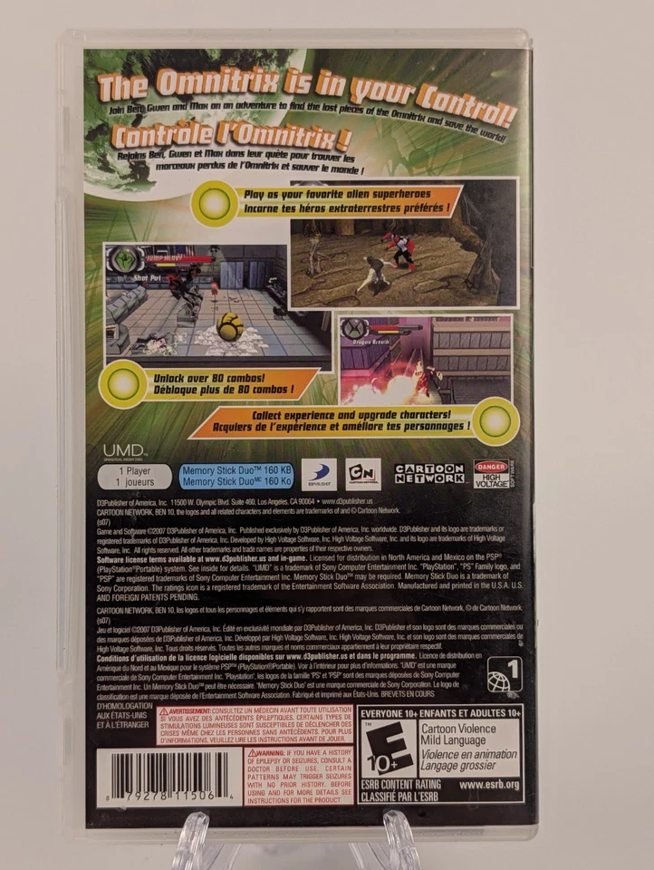 Ben 10: Protector of Earth (Sony PSP, 2007)➡️CIB Complete - Tested & Working 🎮 - Image 2 of 4