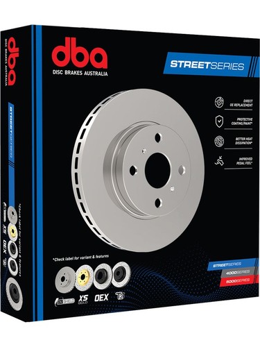 DBA Front & Rear Disc Rotors + Street Series Brake Pads - Picture 5 of 12