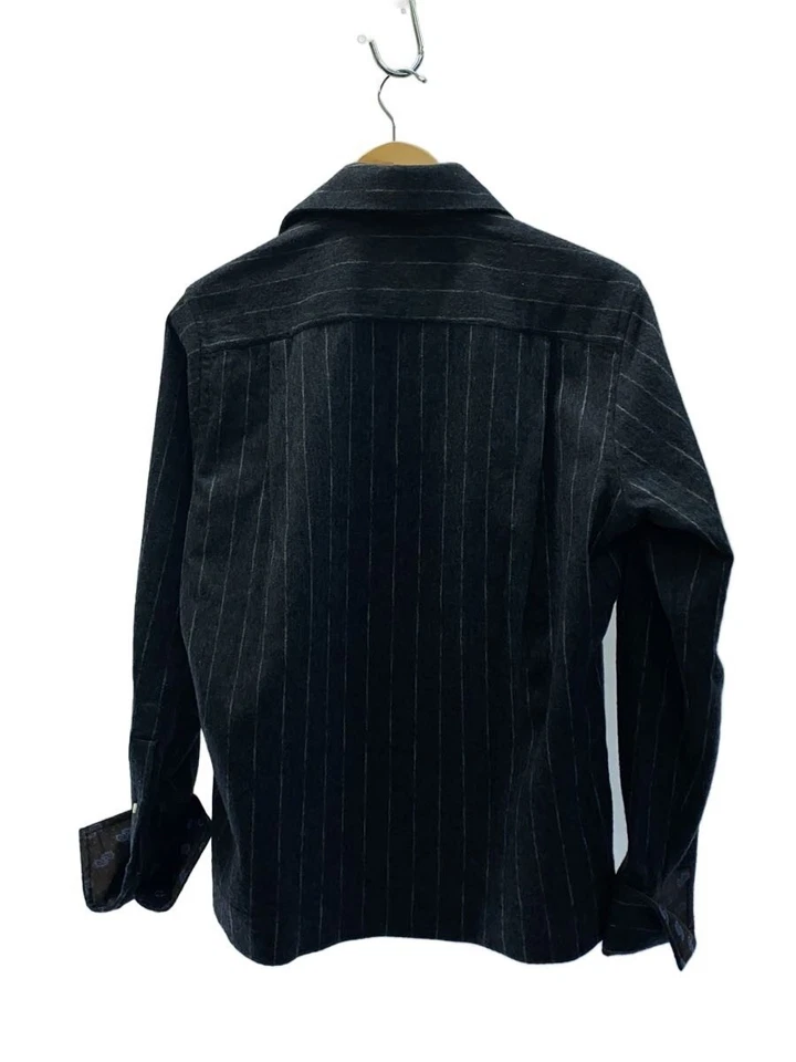 Camisa manga larga TOMORROWLAND Loden tela doble puño, talla M, lana, tira gris Foto 2 de 4