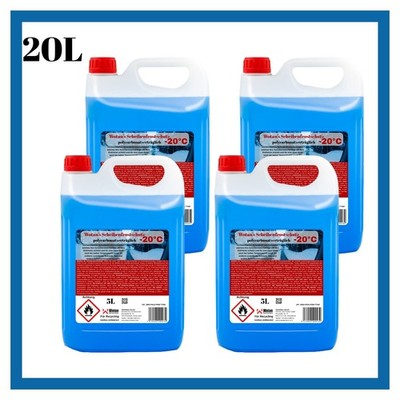 20 L Scheibenfrostschutz -20°C Scheibenwasser Fertigmischung 4 x 5 L Kanister