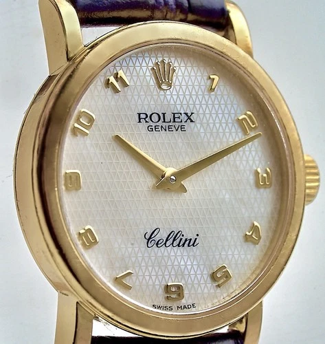 Rolex GENÈVE Cellini ‘Mother Of Pearl’ 1999 Rare Ref 6110 Ladies Vintage Watch