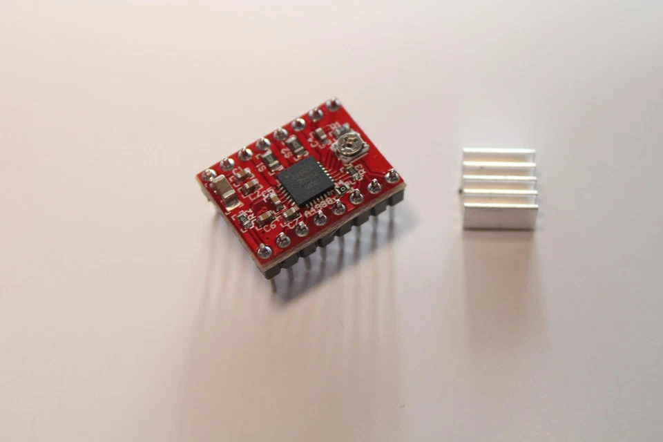 A4988 Schrittmotor Treiber Modul mit Kühlkörper, Arduino Raspberry Pi - Bild 3 von 4