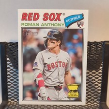 2026 topps heritage rookie roman anthony base set red sox #86