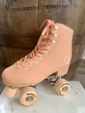 C SEVEN C7skates Quad Roller Skates Retro Design Peach 6 Women's Excellent