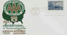 American Automobile Association #1007 FDC CC/Staehle Cachet M7239
