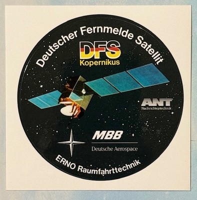 ERNO MBB DFS SATELLITE DECAL STICKER