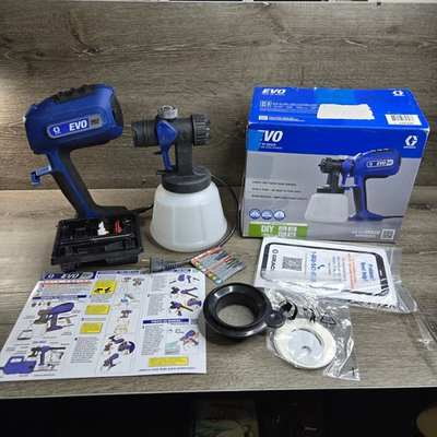 #ad Graco EVO HVLP Paint and Stain Sprayer Kit with Accessories $37.99