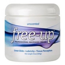 Free-Up Massage Treatment, Unscented, Cream, 16 ounce Jar, 1 Count, 13-3241