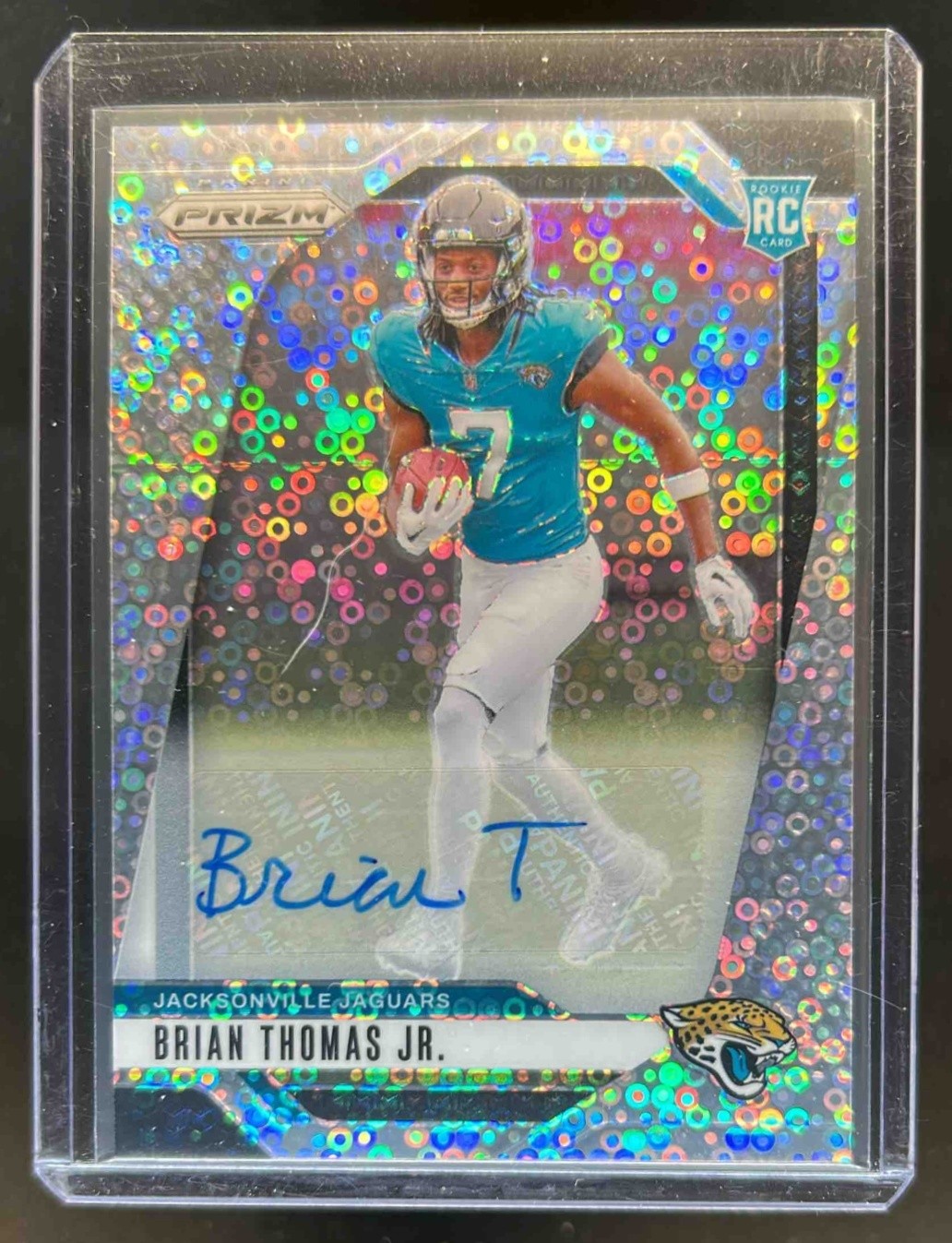 2024 Prizm Brian Thomas Jr. Auto RC No Huddle Rookie #314 Jaguars