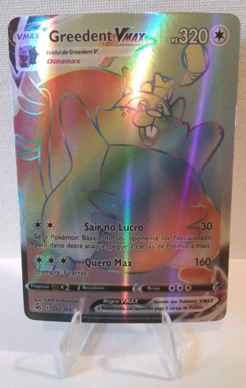 Greedent VMAX (Secret) 272/264 Swsh08: Fusion Strike Holo
