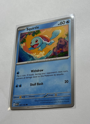 Squirtle - 007/165 - Scarlet & Violet - 151 - Regular - Pokemon