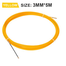 Electrician Fish Tape 3mm 10-50m Fiberglass Cable Puller Wire Threader