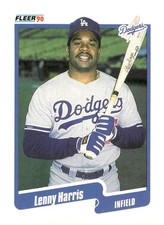 1990 Fleer #397 Lenny Harris