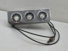 Vintage Stewart Warner Sw Green Line 3 Gauge Panel Water Temp Oil Pressure Amp