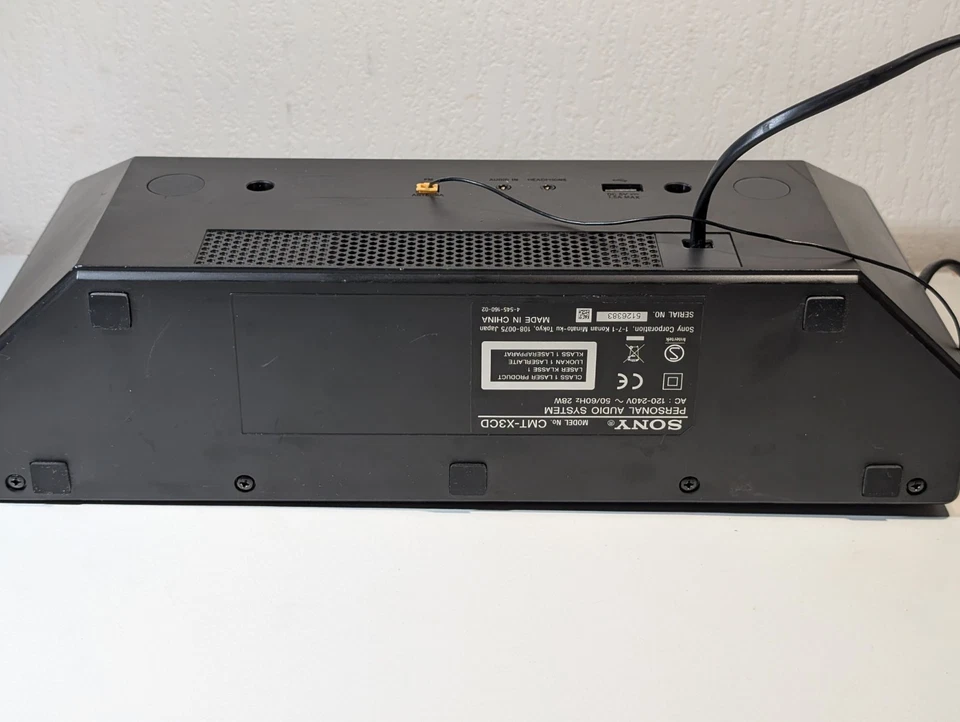 Micro Chaîne Hi-Fi Sony CMT (3xCD) - Pour Pièces ou Réparation - PANNE... - Photo 4/4