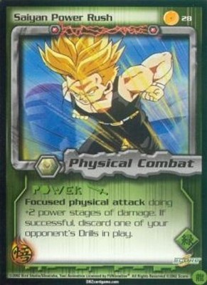 Saiyan Power Rush - Cell Games Saga (Limited) - Dragon Ball Z CCG (Score 2000)