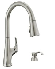 Delta 19801Z-SPSD-DST Hyde Single-Handle Pull Down Sprayer Kitchen Faucet with