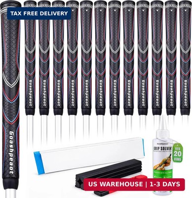Polyurethane Golf Grips Pack of 13 with Regripping Kit，Advanced Texture Control 
