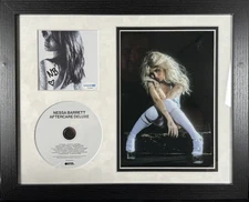 NESSA BARRETT SIGNED AND FRAMED CD 11x14 AFTERCARE DELUXE AUTOGRAPHED ACOA COA