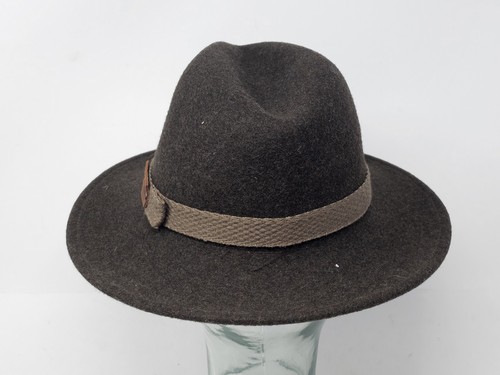 Vintage Woolrich Fedora mittelbraun Cowboy Trilby Wolle knautschbar wasserabweisend - Bild 3 von 9