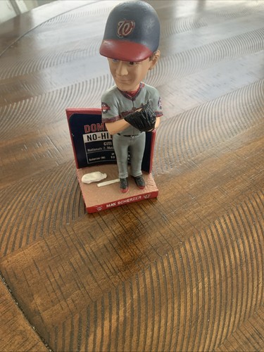 2015 Nationals MAX SCHERZER Bobblehead Washington NO HITTER Bobble Stadium SGA