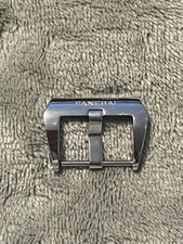 Panerai 22mm Steel Tang Buckle - 100 OEM Panerai - Polished clasp strap 24