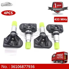 4X Tire Pressure Sensor TPMS 6877936 for BMW G30 G31 G32 G11 G12 G15 G01 G02 G05