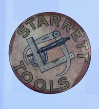 Vintage Starrett Tools Celluloid 2” Pocket Mirror Divider Spare Calipers