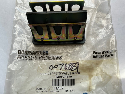 420924519 REED BLOCK - INTAKE VALVE - SKI DOO ROTAX 503       OEM NOS+