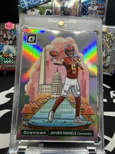 2024 Jayden Daniels Optic Downtown STANDARD SIZE Rookie 16 Washington Commanders