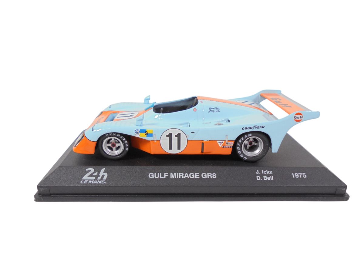Diecast model cars Mirage GR8 1/18 Spark No.11 Gulf J.Ickx/D.Bell 24h Le Mans 19