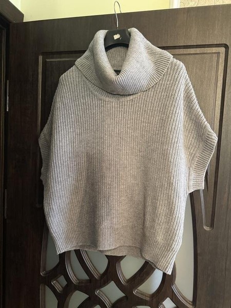 Women Phase Eight Sweater Grey Acrylic 40 / L / 48