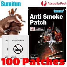 100PCS Nicotine Transdermal Patches Lung Care Smoking Cessation Craving Relief