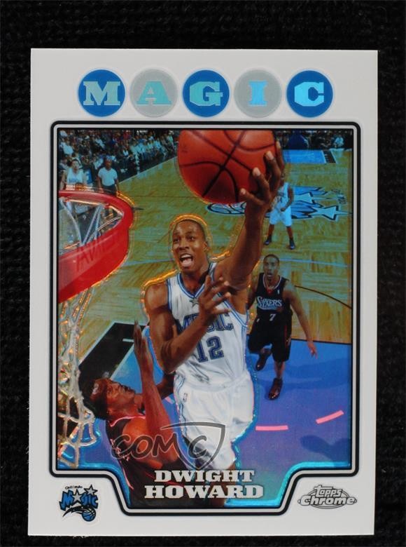 2008-09 Topps Chrome Refractor Dwight Howard #12 HOF 0s7v