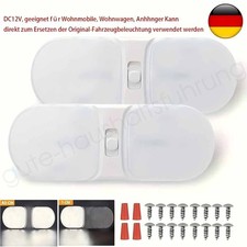 LED Wohnmobil Lampen Wohnwagen Deckenlampe Boot Kajüte Dimmschalter 12V 126LED