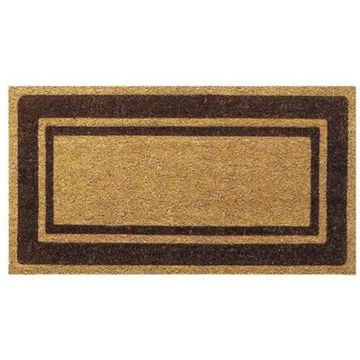 OKAFFAREFATTO Zerbino classico rettangolare in fibra di cocco naturale cm 60 x 90 per casa