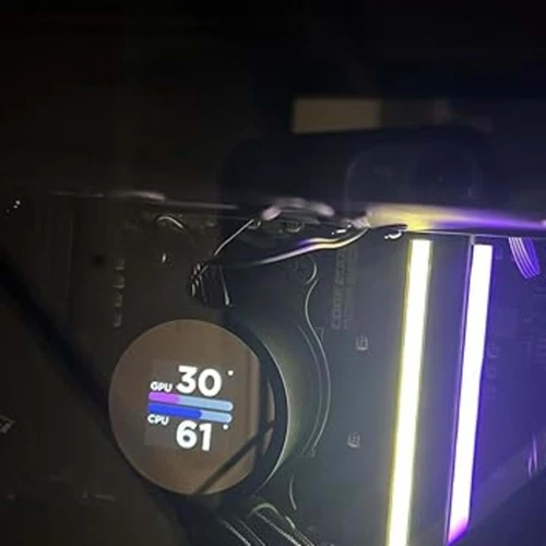 NZXT Kraken 240-240mm AIO CPU Liquid Cooler - Customizable 1.54"" Square LCD
