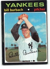 1971 Topps #683 Bill Burbach EX++ Excellent++ SP Yankees wax on front  ID:320138