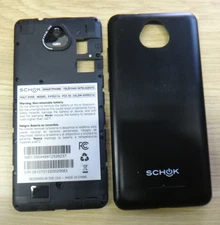 Black Back Door Battery Cover Replacement Part For Schok Volt SV55 Obama Phone