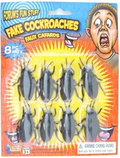 Fake Cockroaches Forum's Fun Stuff Novelty Roach Party Gag Prank Joke bugs