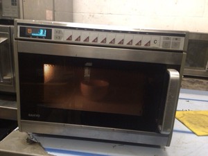 Sanyo 1900 Watt Commercial Microwave Oven In Full Working Order 3 Image Is Loading Sanyo 1900 Watt Commercial Microwave Oven In Full