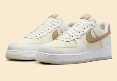 Nike Air Force 1 Low '07 LV8 Coconut Milk Khaki Mens Sports