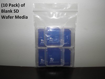 (10 Pack) 16MB SD Wafer media for the ColecoVison/ADAM, Atari 5200, Atari 2600  