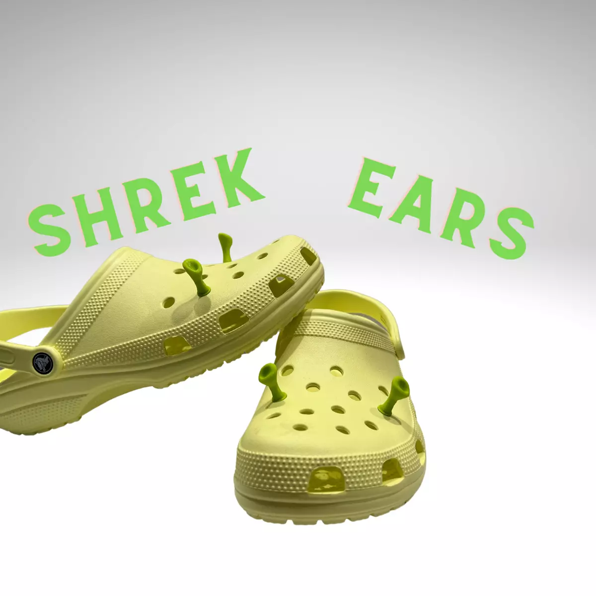 Croc Charm Ogre Ears Shrek Ears for Crocs Shoe Charms 4 Pack