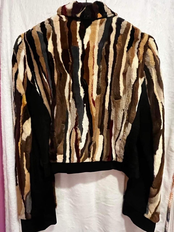 Versace Bomber Coat, Shorn Rabbit, sz. L, Excellent Condition | eBay